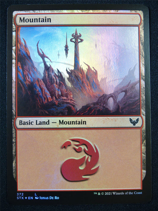 Mountain 372 Foil - Mtg Card #229