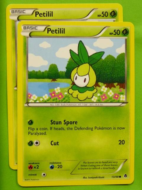 POKEMON B&W Emerging Powers x2 - PETILIL 13/98