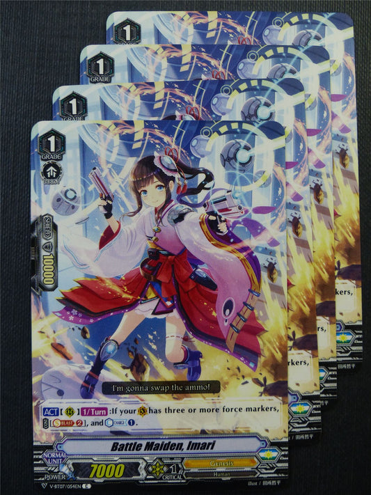 Battle Maiden Imari V-BT07 x4 - Vanguard Cards #UB