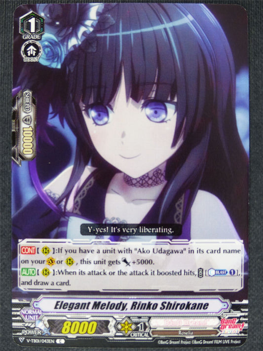 Elegant Melody Rinko Shirokane V-TB01 C - Vanguard Cards #GH