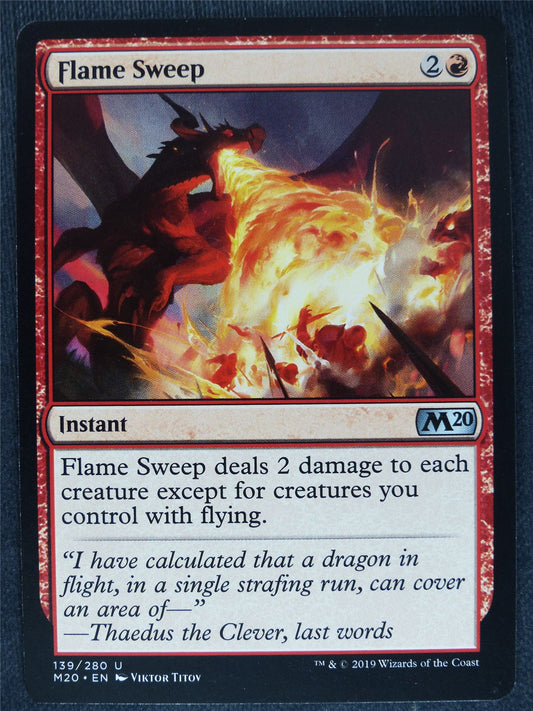 Flame Sweep - Mtg Magic Cards #AJ