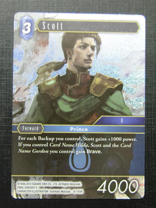Scott 6-115H Foil - Final Fntasy card # 3E68
