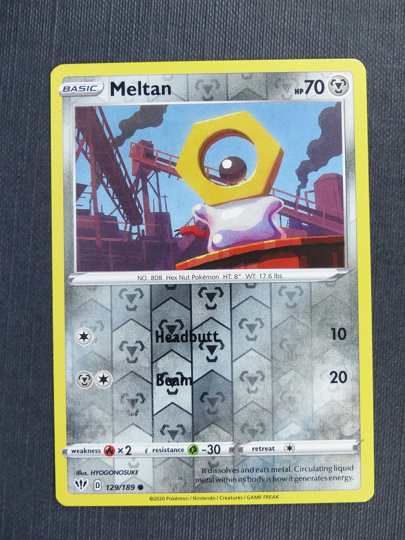 Meltan 129/189 - DAA - Pokemon Card #3AX