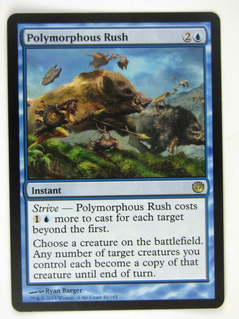MTG Magic Played Cards: POLYMORPHOUS RUSH # 18F77