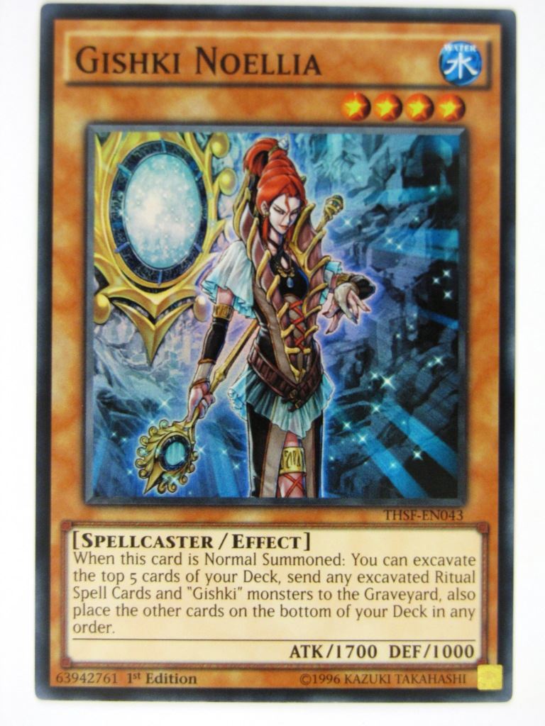 Yugioh Cards: GISHKI NOELLIA THSF SUPER RARE # 21G7