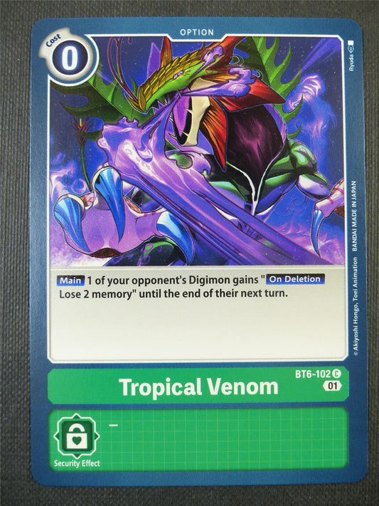 Tropical Venom BT6-102 - Digimon Card #60N