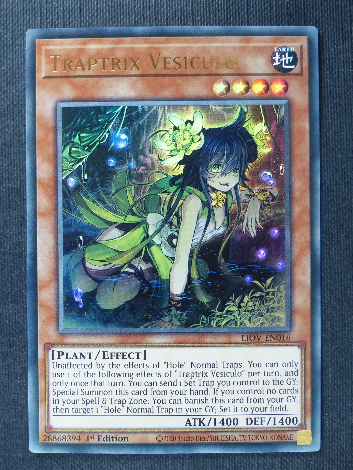 Traptrix Vesiculo LIOV Ultra Rare - 1st ed - Yugioh Cards #QW