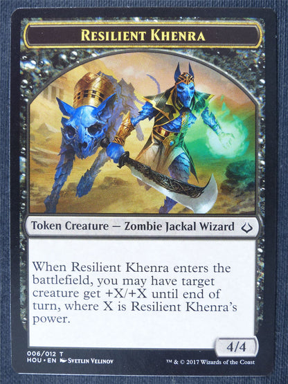 Zombie / Resilient Khenra Token - Mtg Magic Cards #3AO