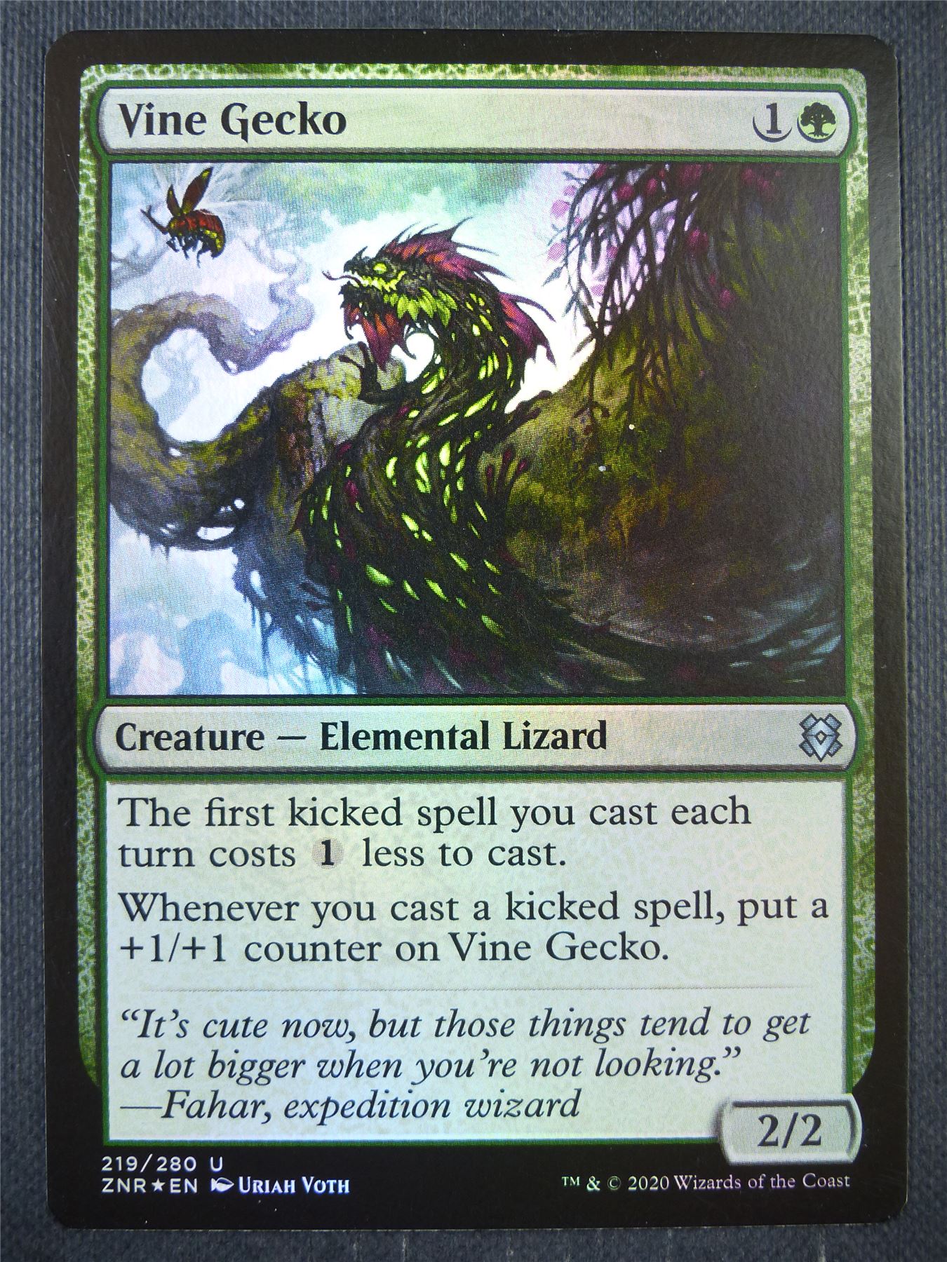 Vine Gecko Foil - Mtg Card #8UI