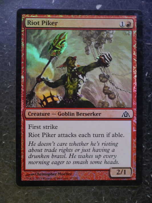 MTG Cards: RIOT PIKER FOIL # 5D85