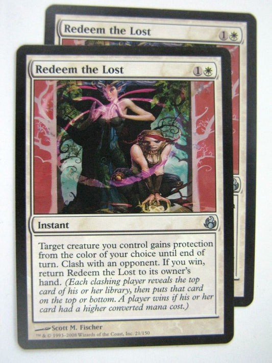 MTG Magic Played Cards: REDEEM THE LOST x2 # 7J58