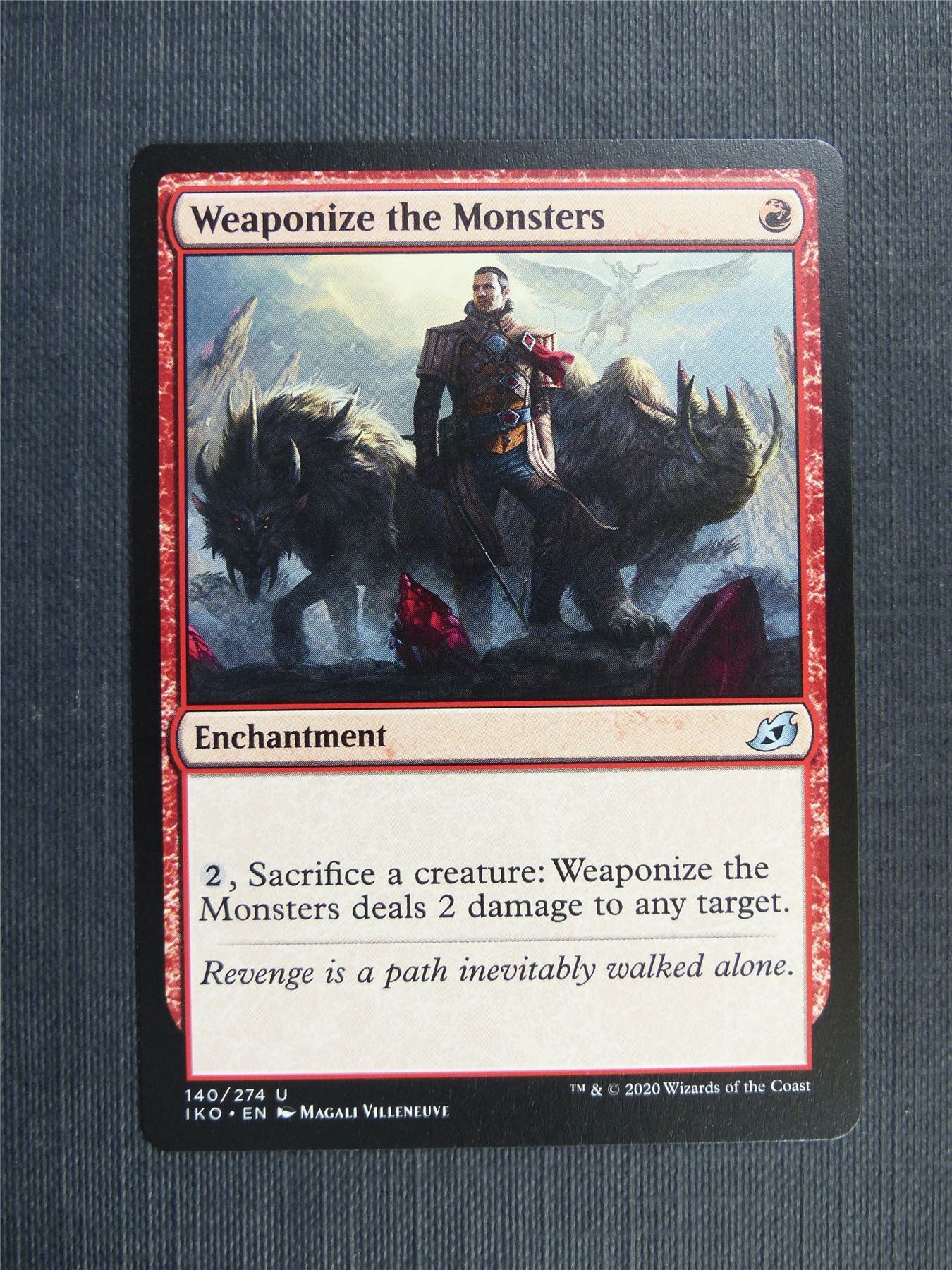 Weaponize the Monsters - IKO Mtg Card