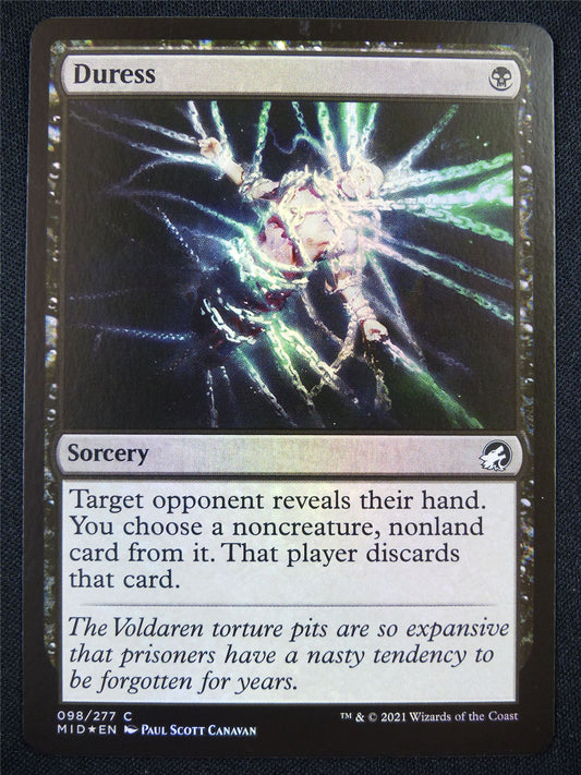 Duress Foil - Mtg Card #1NE