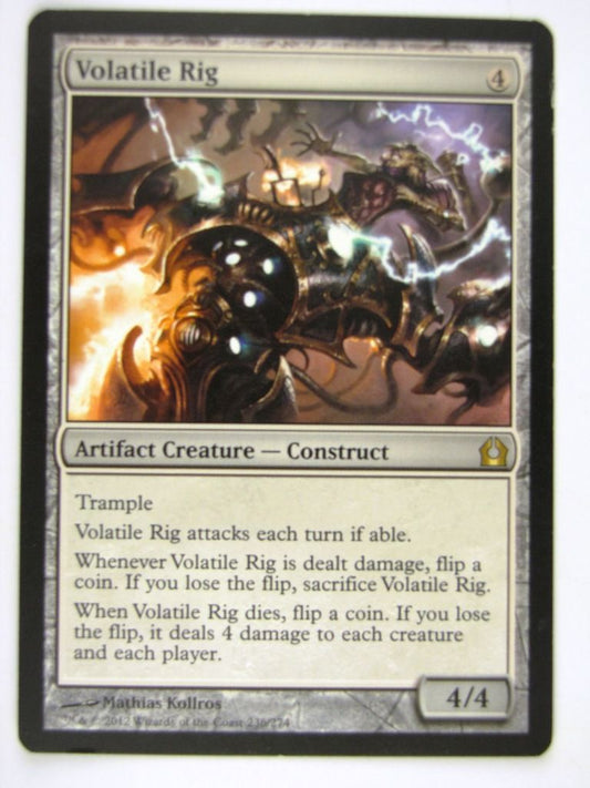 MTG played Cards: VOLATILE RIG # 13F5