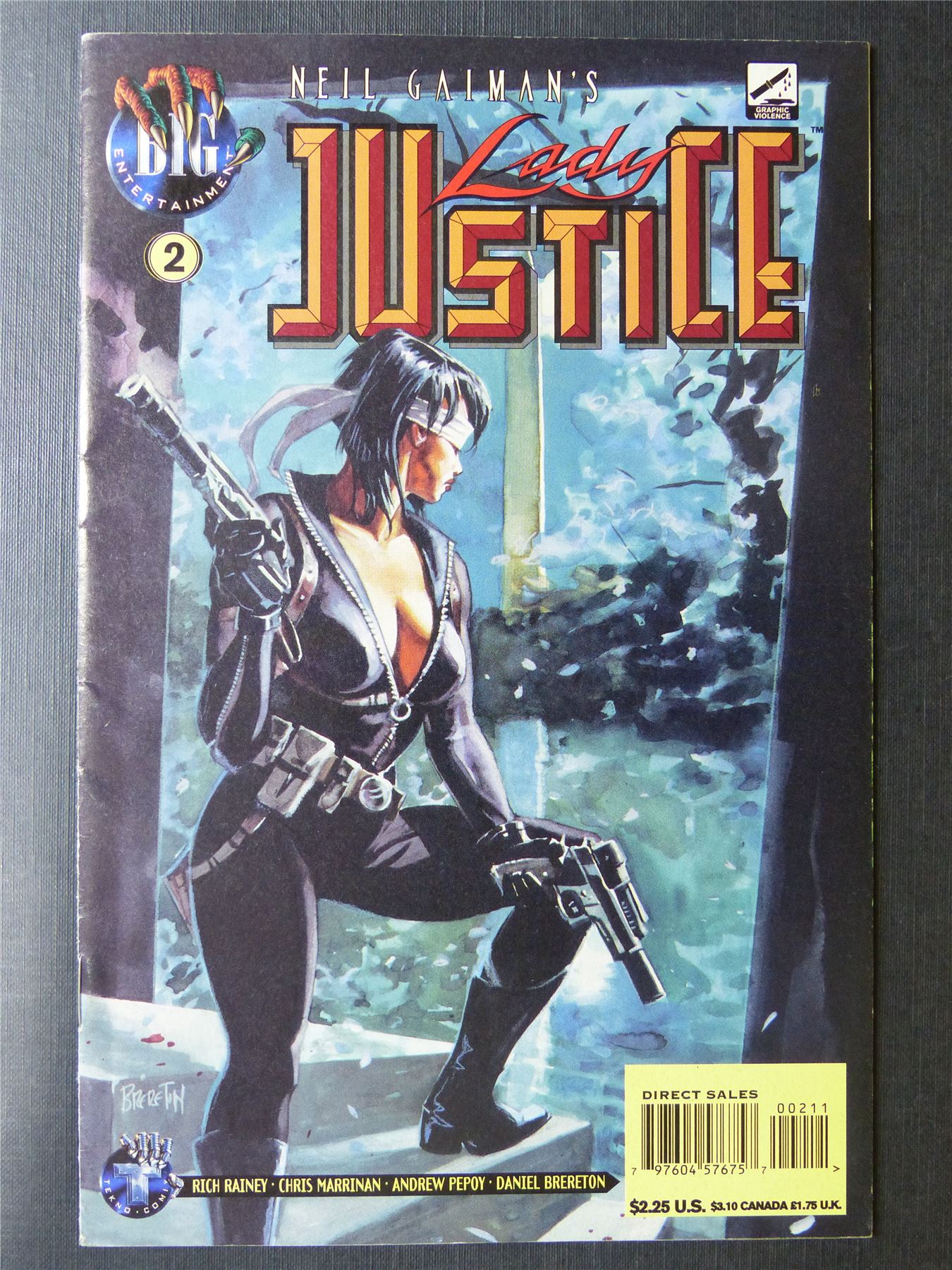 LADY Justice #2 - Entertainment Comics #N0