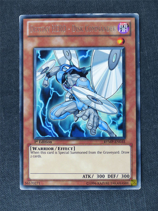 Destiny Hero - Disk Commander RYMP Rare played - 1st ed - Yugioh Cards #UF