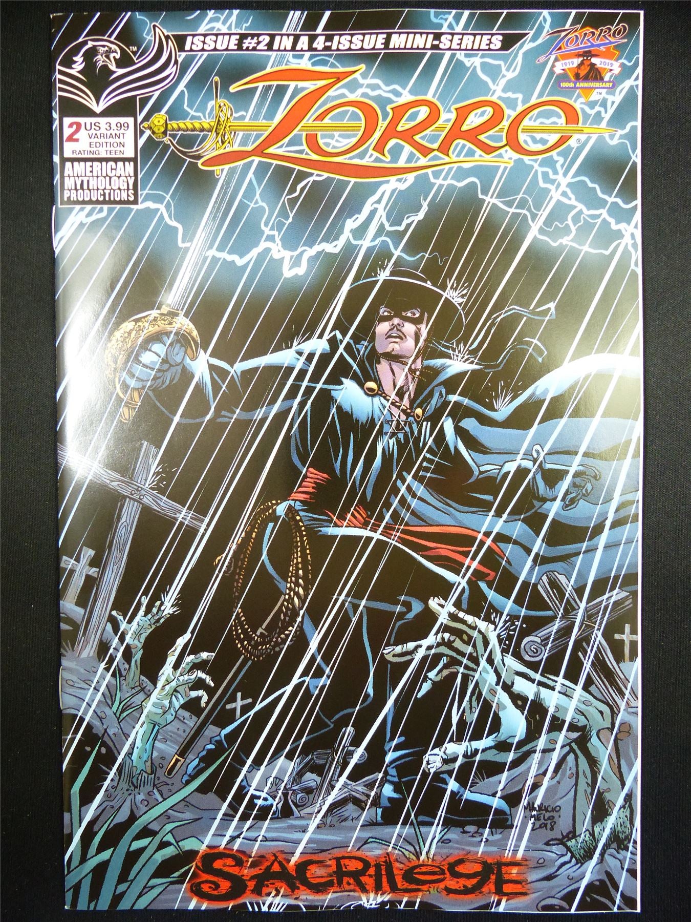 ZORRO #2 - Nov 2022 - Mythology Comics #155