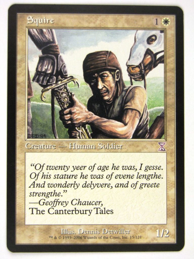 MTG Magic: The Gathering Cards: SQUIRE: TSP