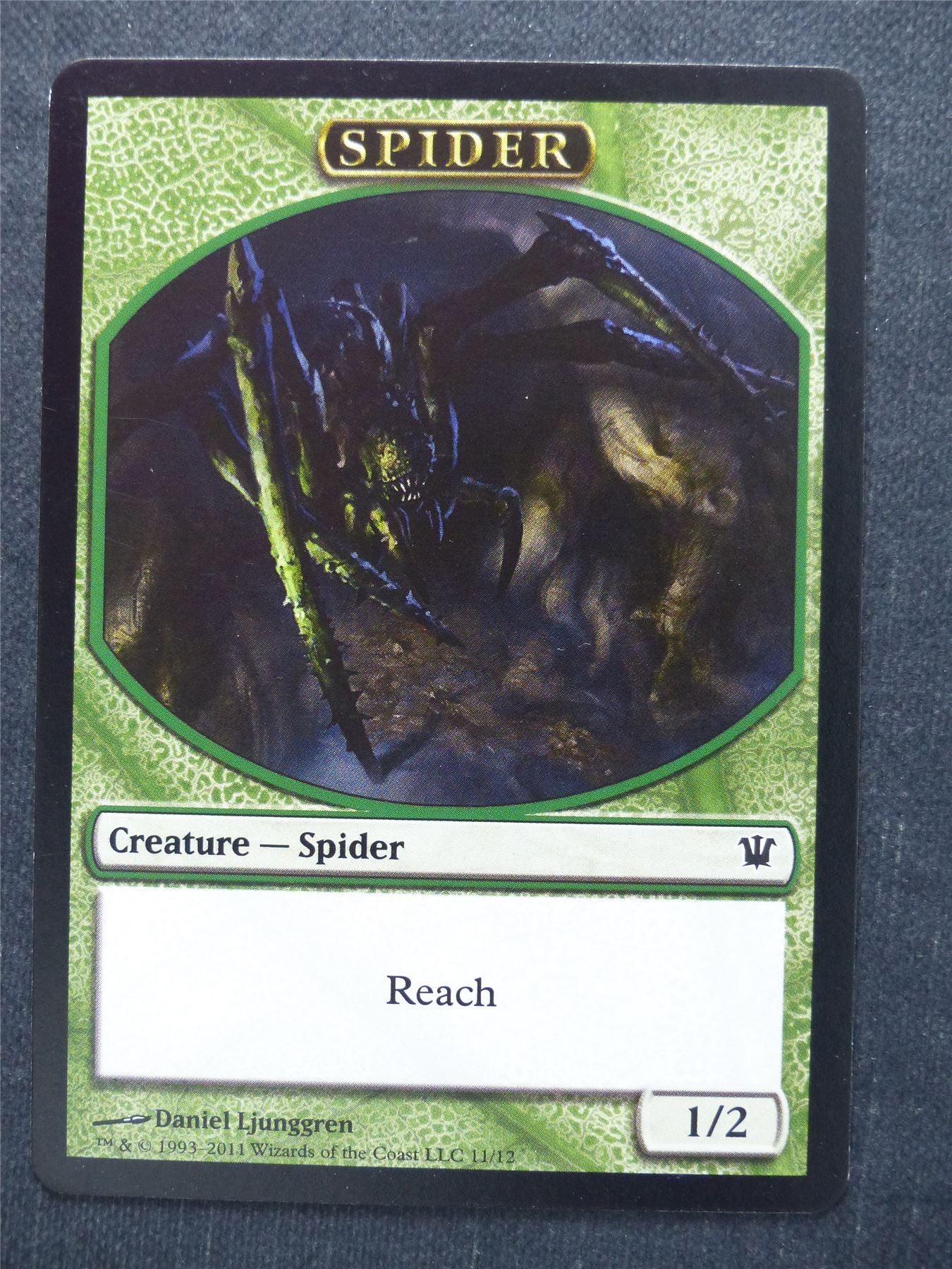 Spider Token - Mtg Magic Card #AE