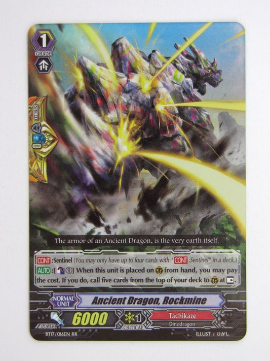 Vanguard Cards: ANCIENT DRAGON, ROCKMINE BT17 RR #