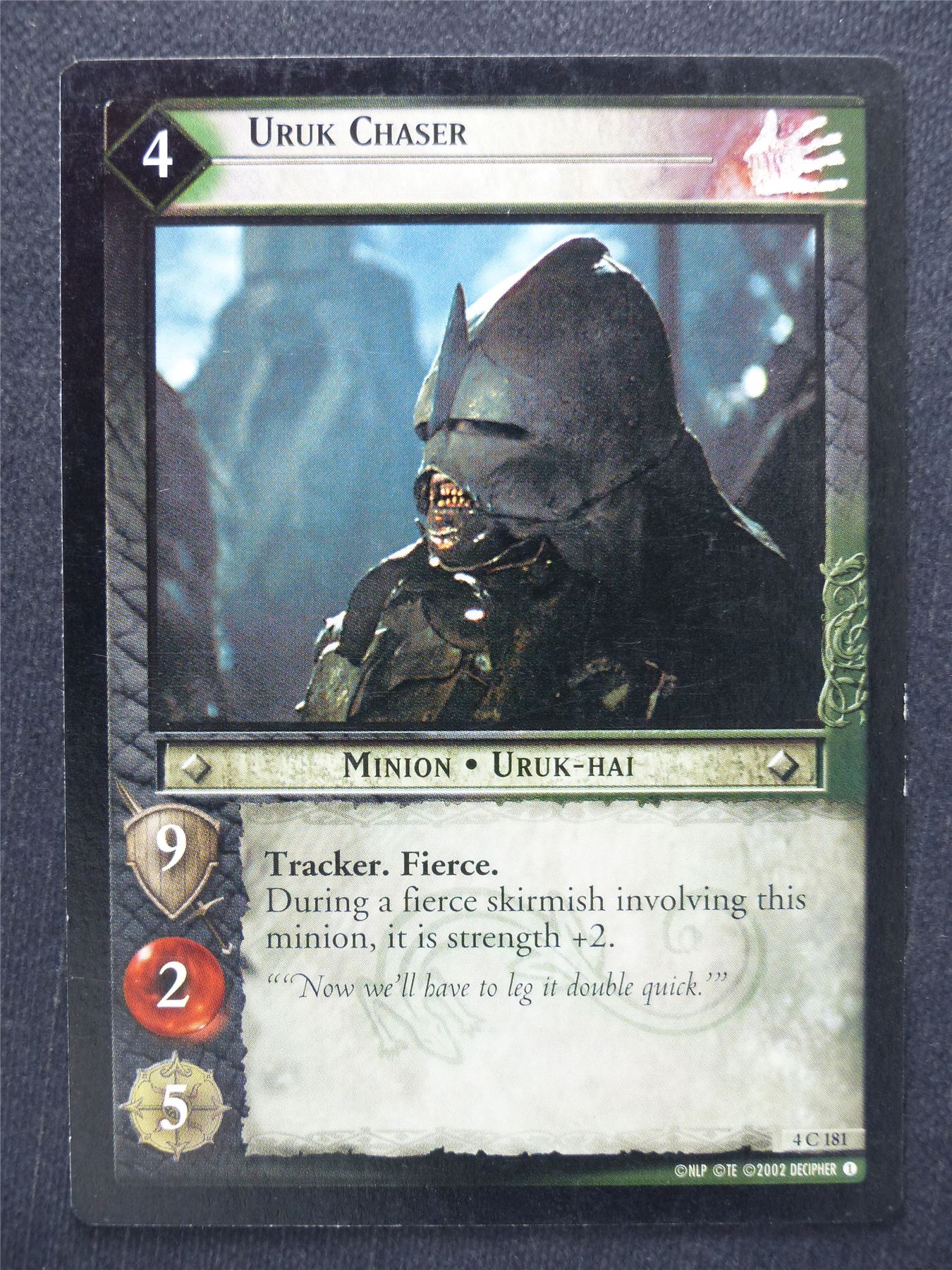 Uruk Chaser 4 C 181 - LotR Cards #RD