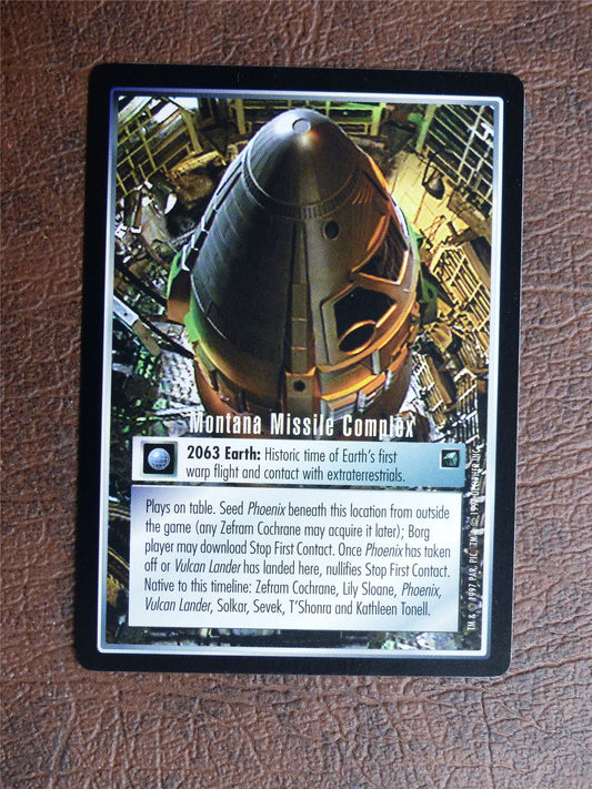 Montana Missile Complex - Star Trek CCG TCG Card #VU