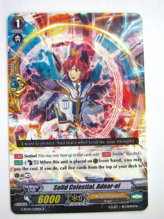 Vanguard Cards: SOLID CELESTIAL, ADNAR-EL G-BT04 R # 5F47