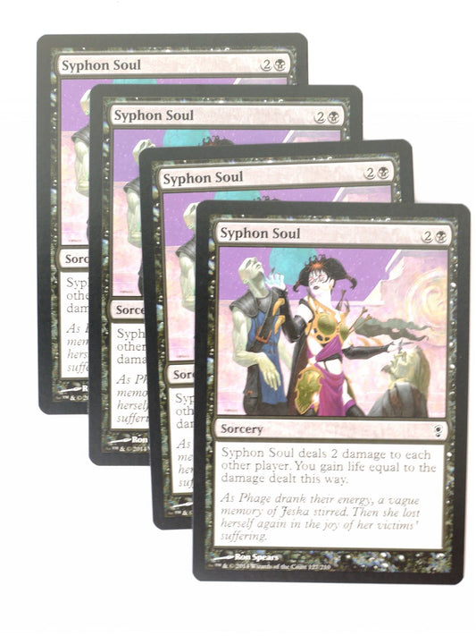 Mtg - Conspiracy - 4x Syphon Soul