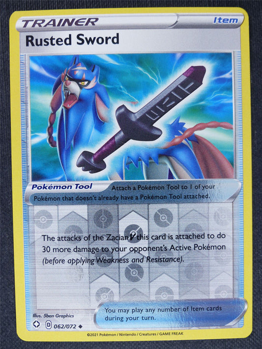 Rusted Sword 062/072 Reverse Holo Mint - Pokemon Cards #2H