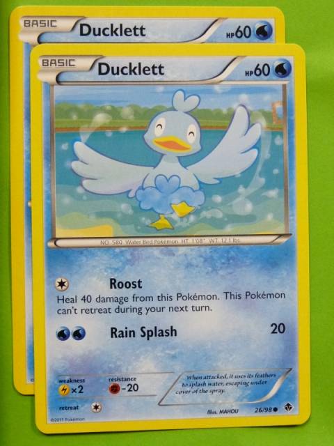 POKEMON B&W Emerging Powers x2 - DUCKLETT 26/98