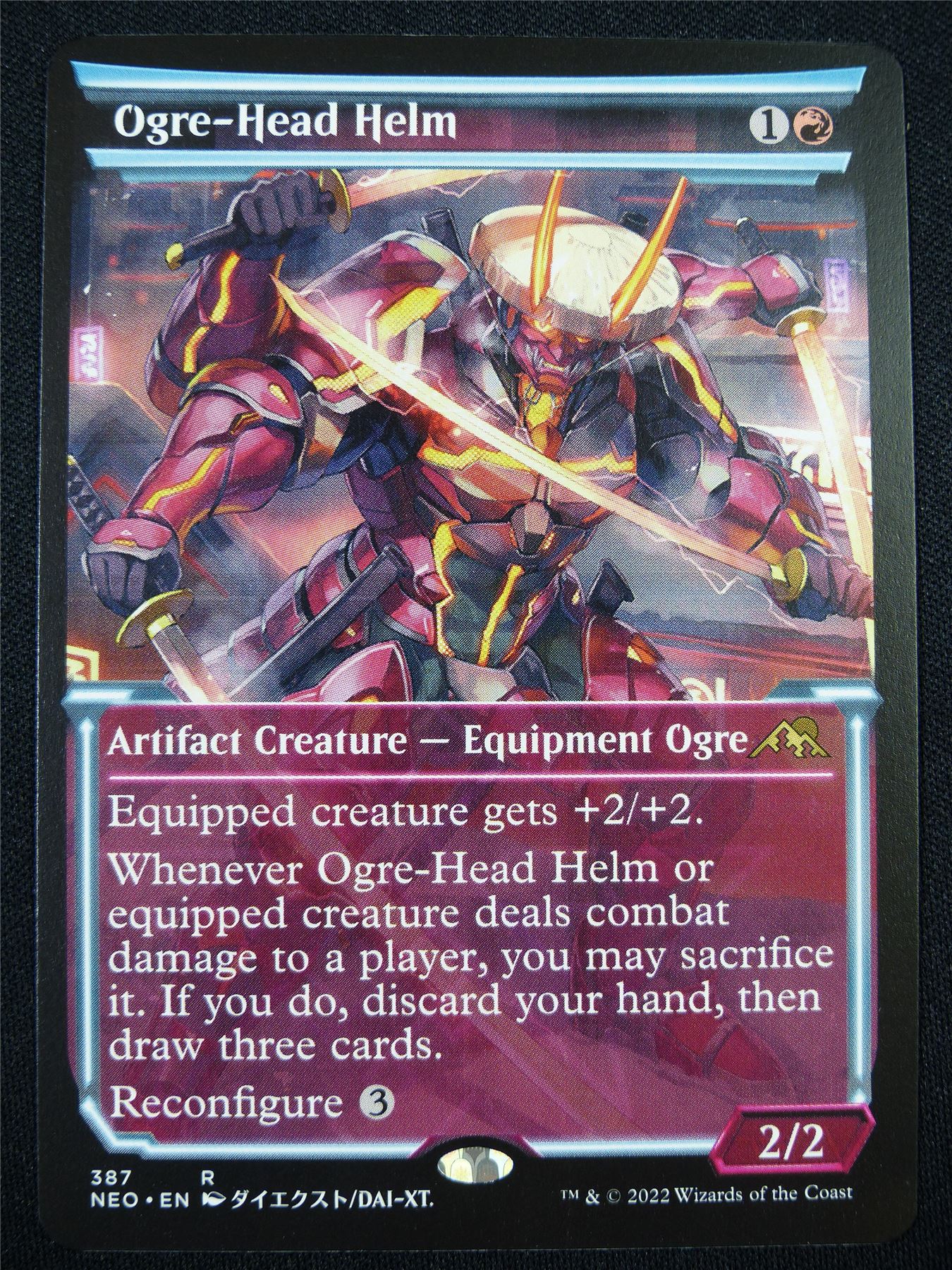 Ogre-Head Helm Showcase - Mtg Card #LA