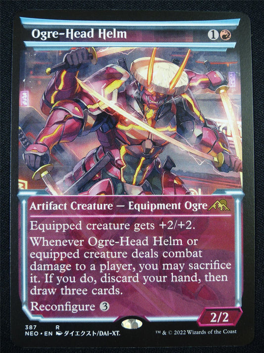 Ogre-Head Helm Showcase - Mtg Card #LA