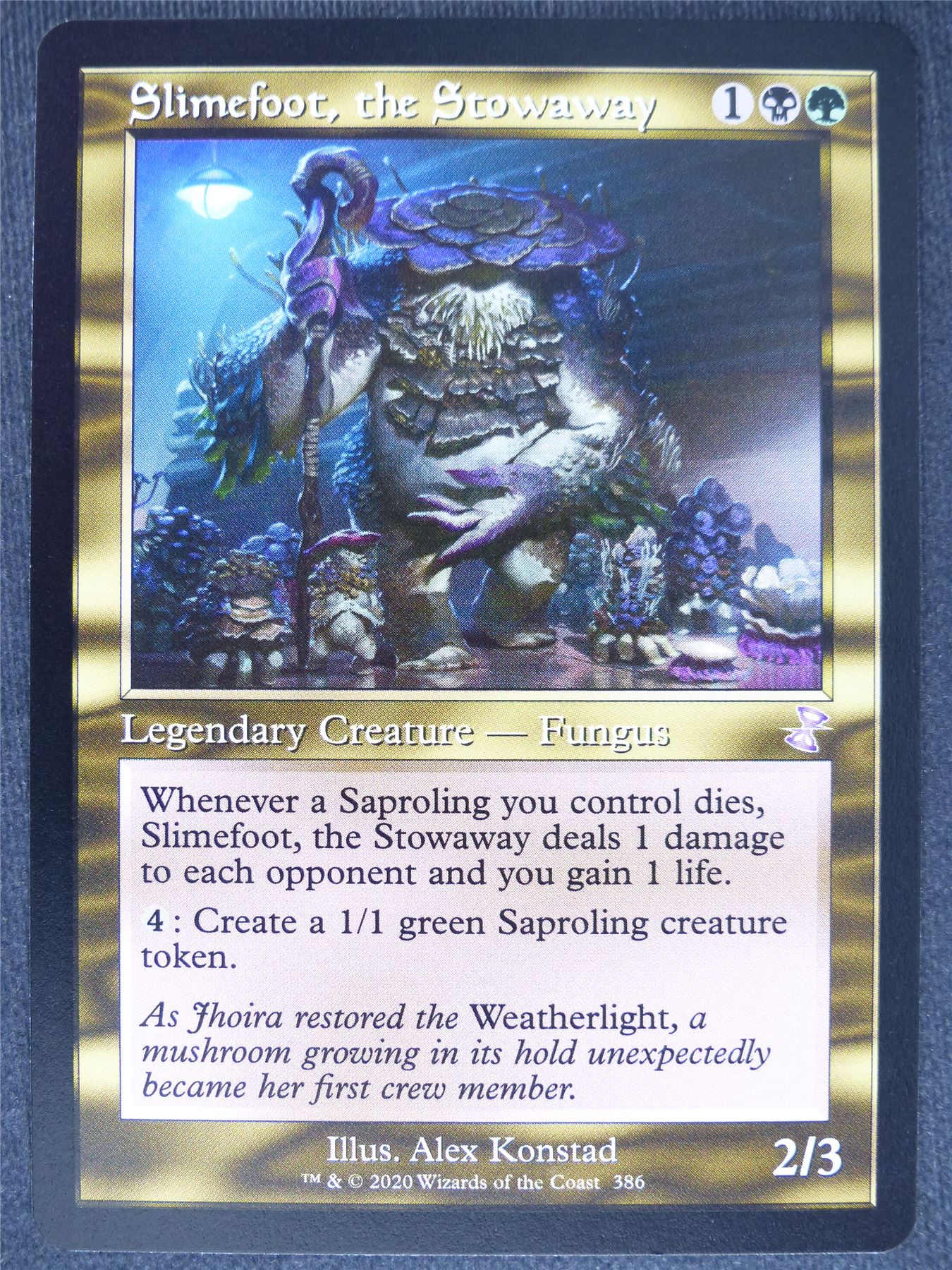 Slimefoot the Stowaway Timeshifted - Remastered - Mtg Magic Cards #O0