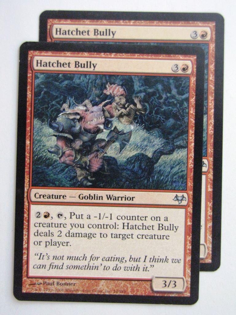 MTG Magic Cards: HATCHET BULLY x2 # 23D62