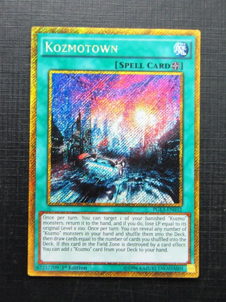 Yugioh Cards: KOZMOTOWN PGL3 GOLD RARE # 28I43