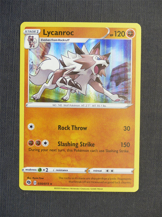 Lycanroc 030/073 Holo - Pokemon Cards #5VF