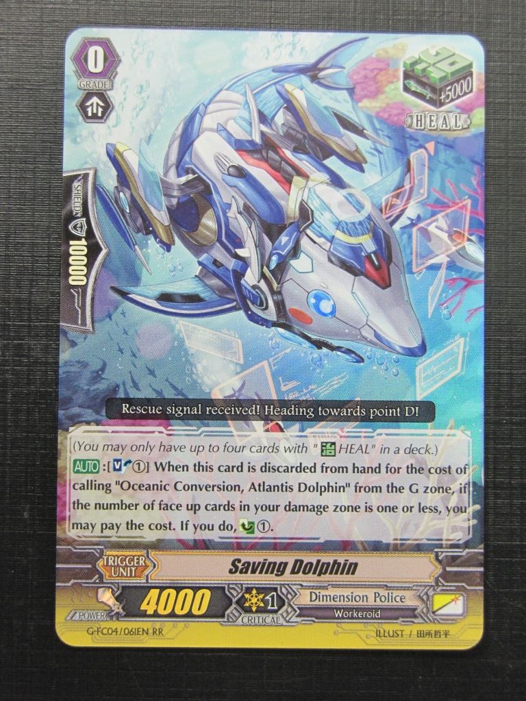 Vanguard Cards: SAVING DOLPHIN G-FC04 RR # 1H2