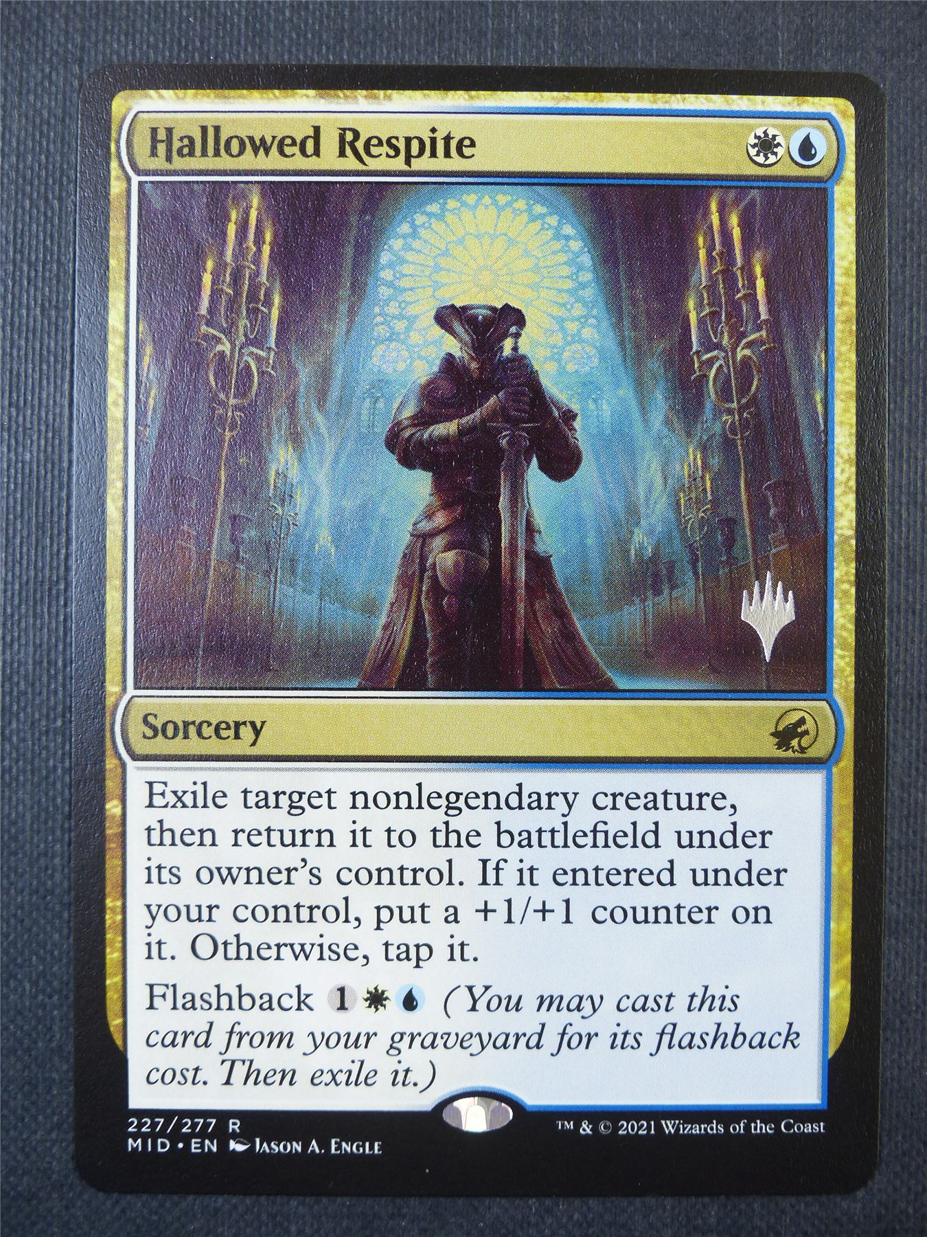 Hallowed Respite promo stamped - Mtg Card #8SK