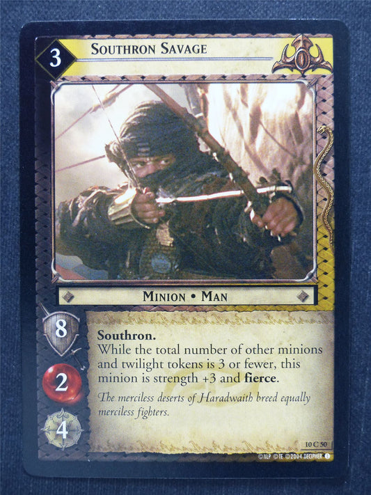 Southron Fanatic 10 C 50 - LotR Cards #LJ