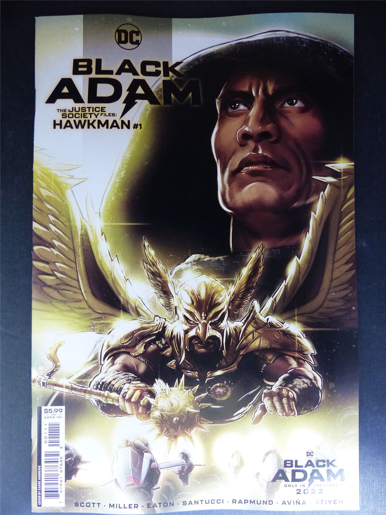 BLACK Adam: Justice Society Files: Hawkman #1 - Sep 2022 - DC Comic #4I1