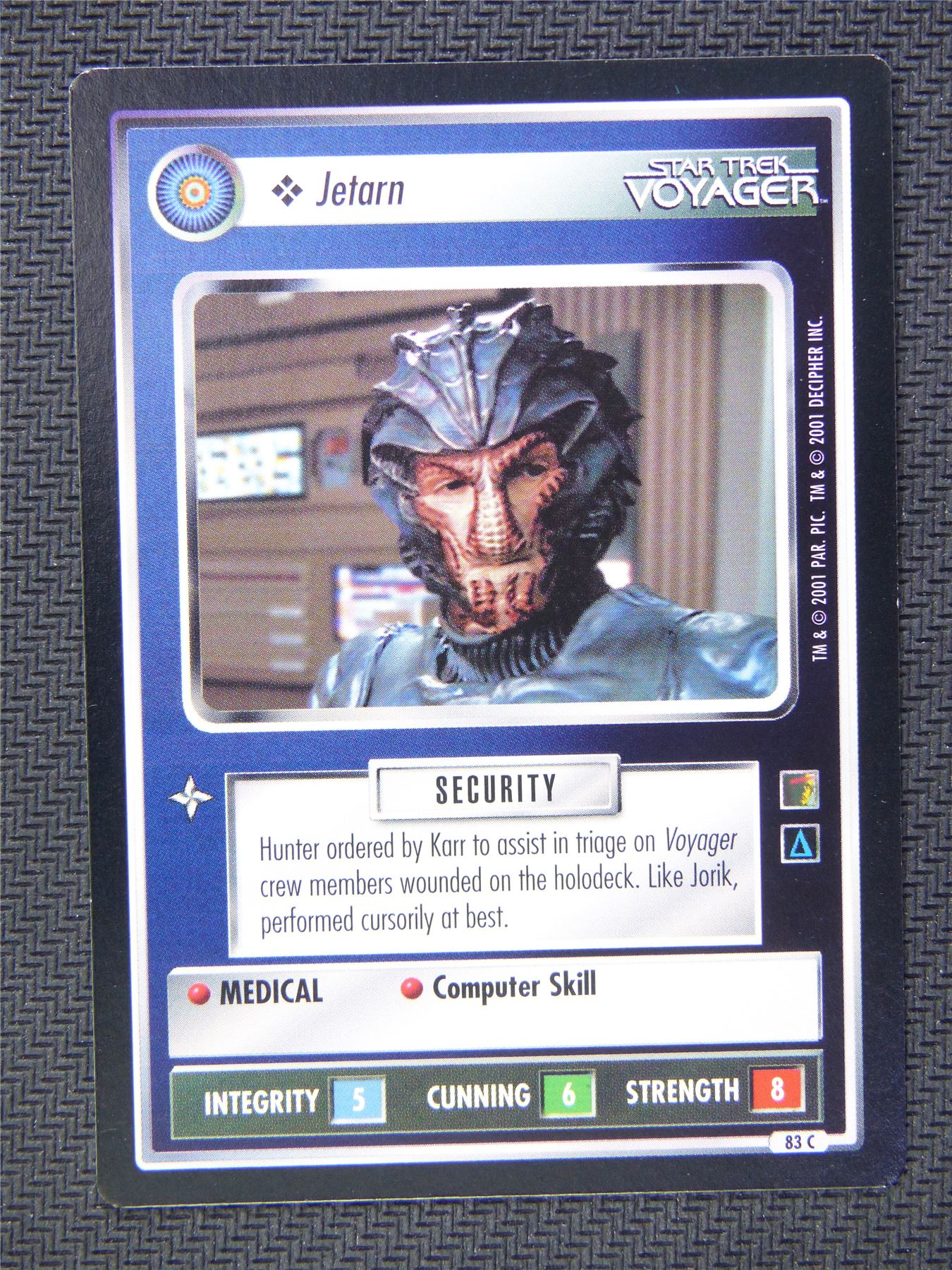 Jetarn Black Border - Star Trek CCG Voyager #512