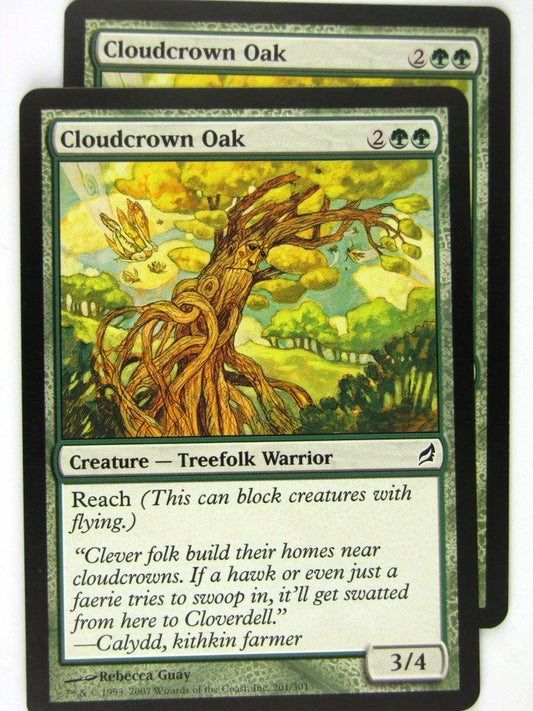 MTG Magic: the Gathering Cards: CLOUDCROWN OAK x2: LRW