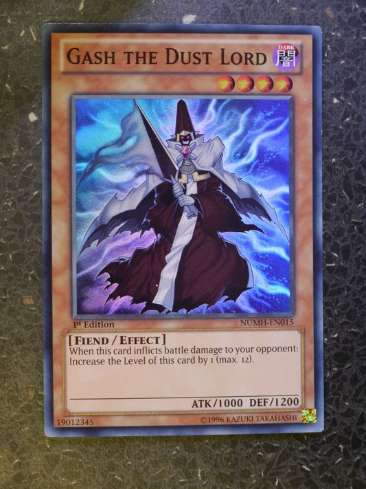 Yugioh Cards: GASH OF THE DUST LORD NUMH  SUPER RARE # 3B61