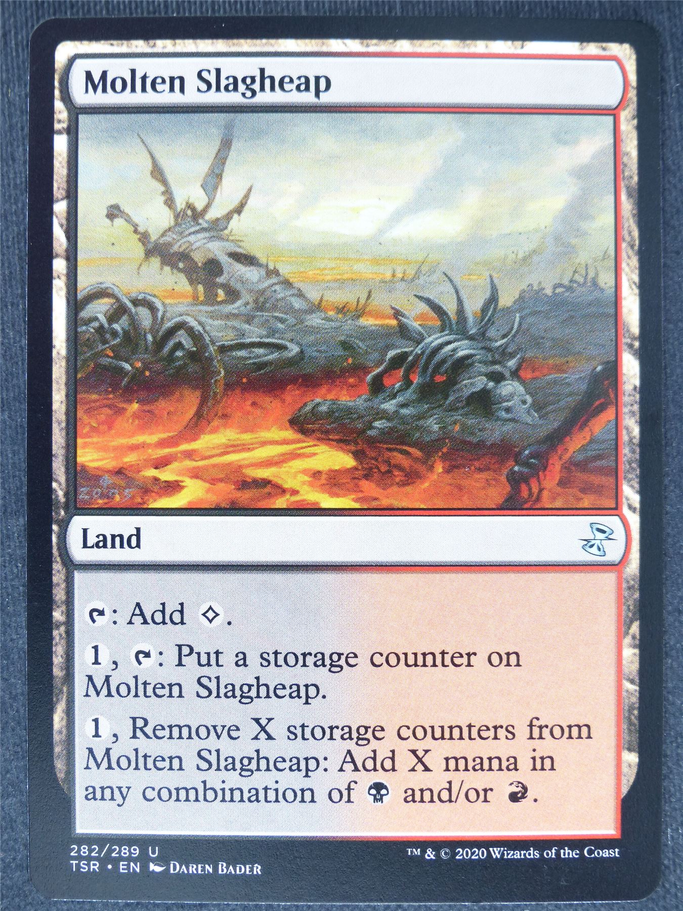 Molten Slagheap - Remastered - Mtg Magic Cards #TS