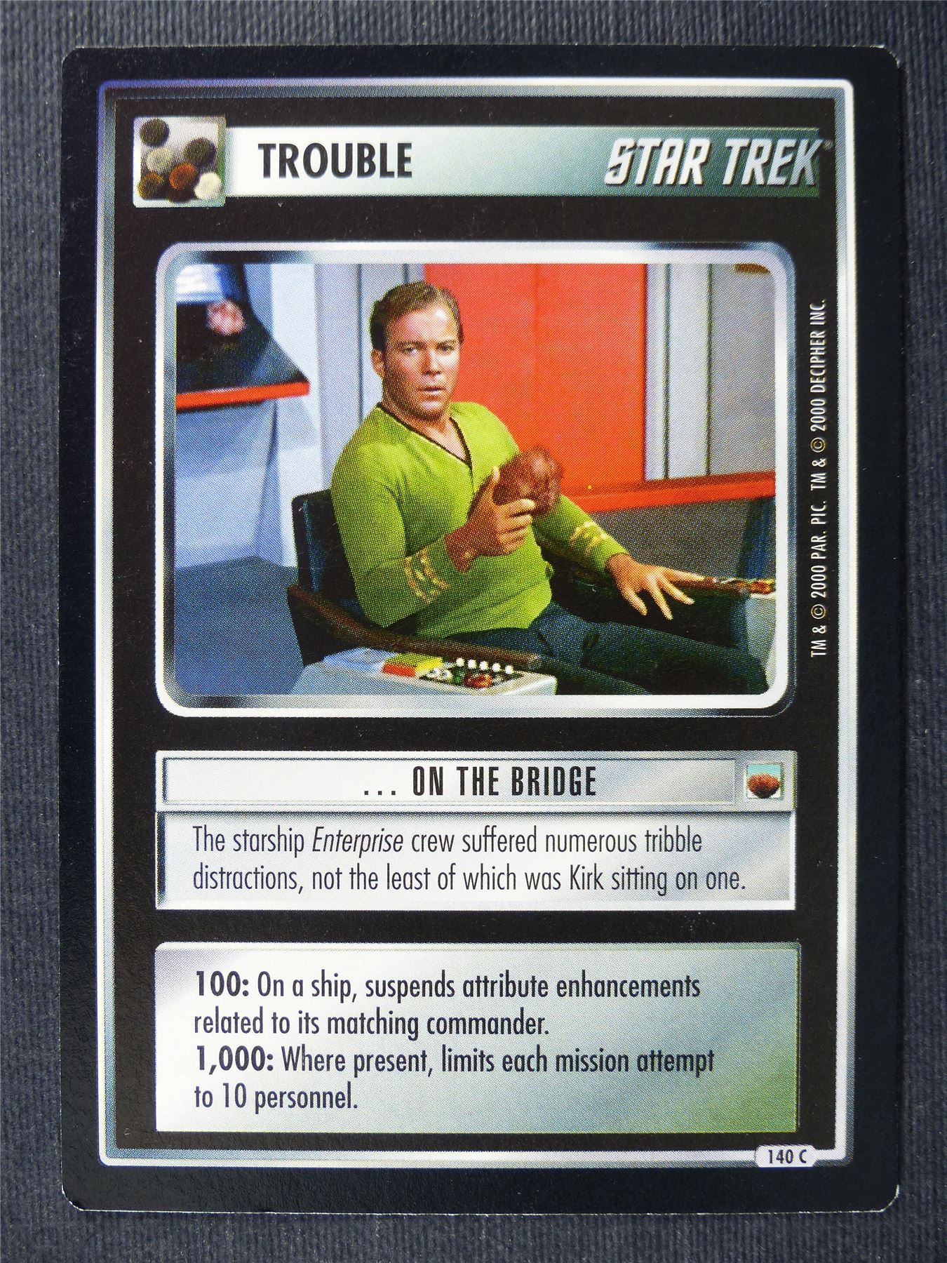 On The Bridge - Star Trek Cards #XN