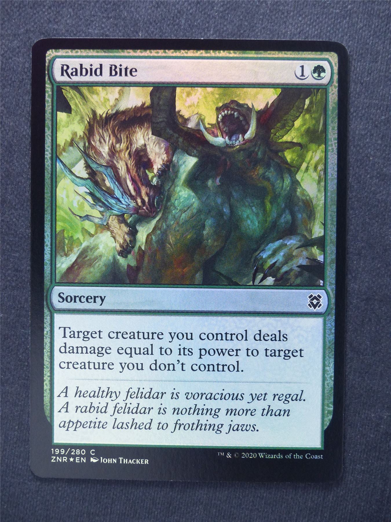 Rabid Bite Foil - Mtg Magic Cards #WK