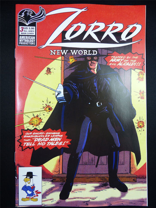 ZORRO: New World #3 - Nov 2022 Mythology Comics #BE