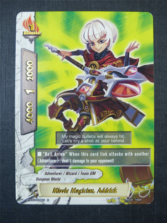 Missile Magician Addrick R - Buddyfight Card #A65