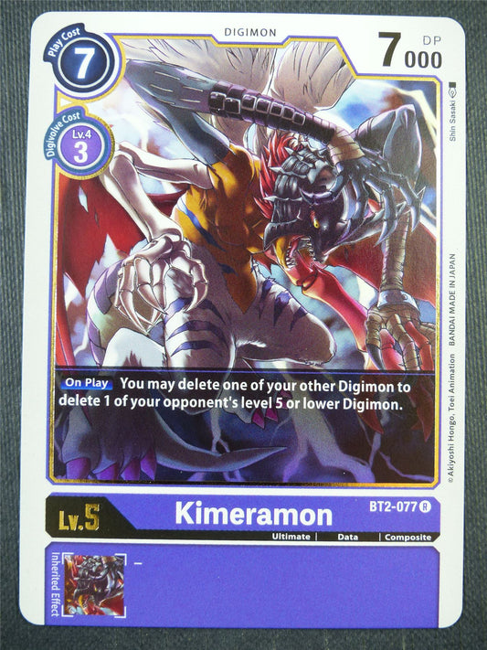 Kimeramon BT2-077 R - Digimon Card #9FB
