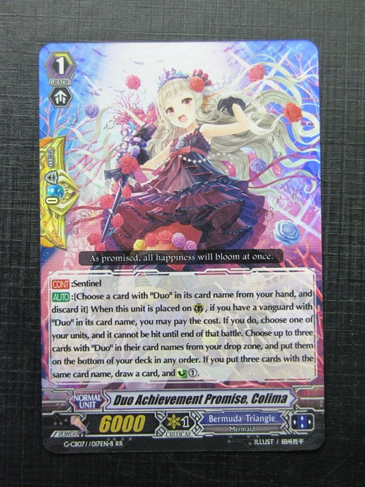 Duo Achievement Promise Colima G-CB07 RR - Vanguard Card # 12J18